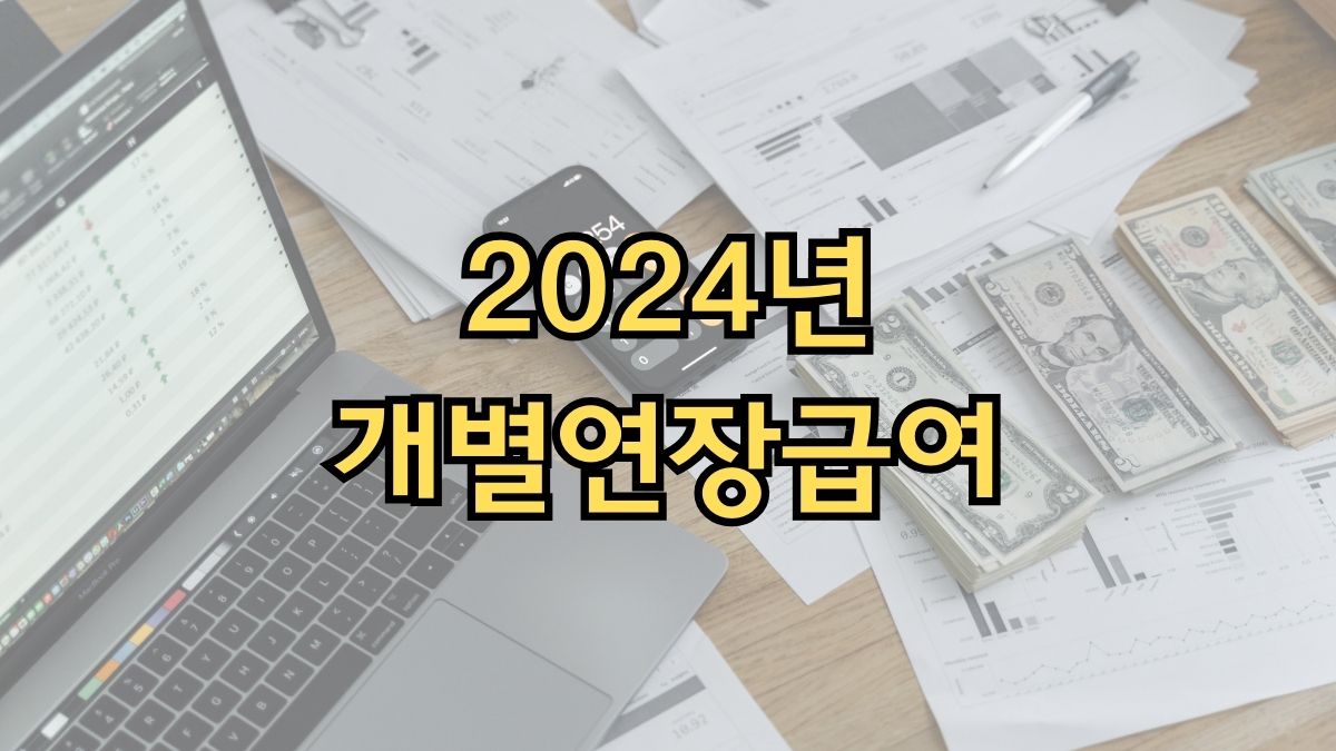 2024년 개별연장급여