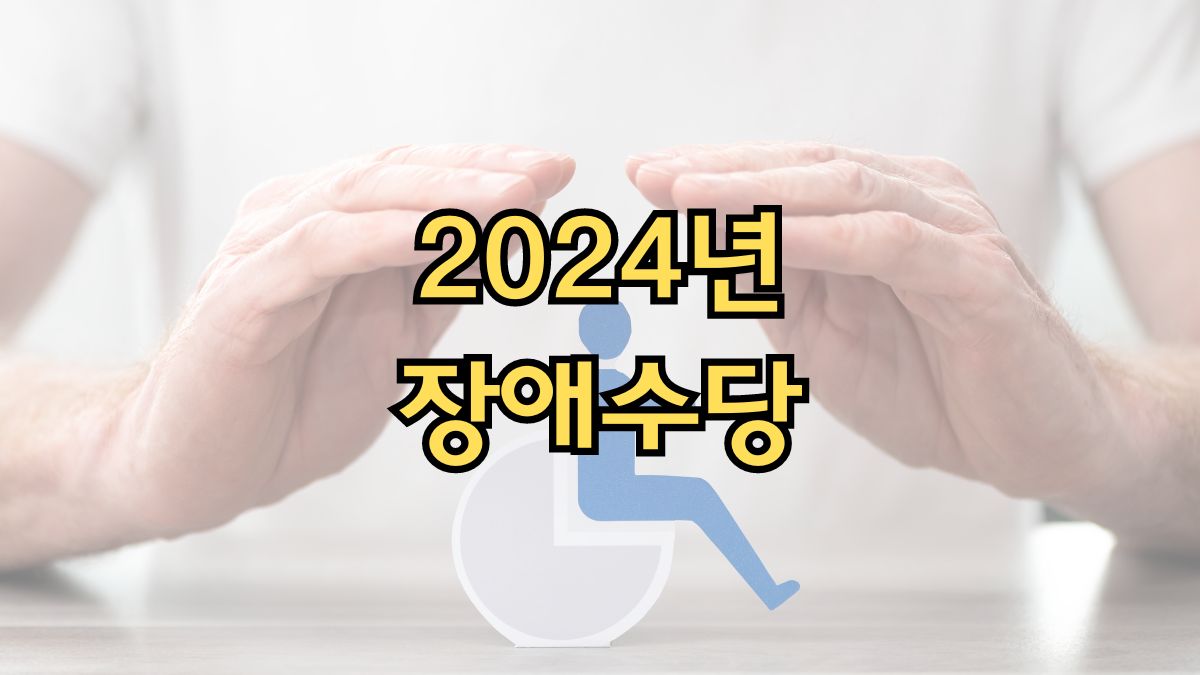 2024년 장애수당