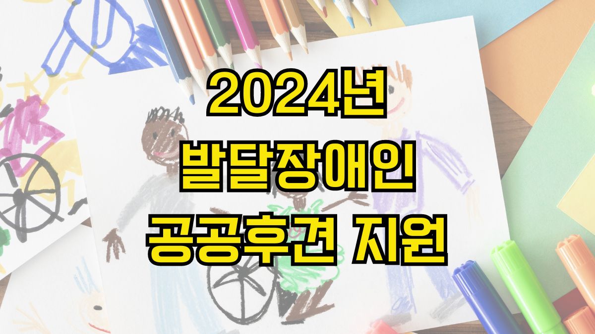 2024년 발달장애인 공공후견 지원